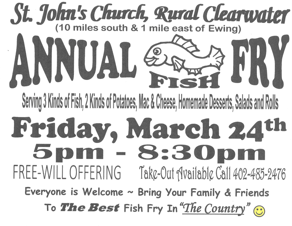 Rural St. John’s Fish Fry 2023 CPP Nebraska